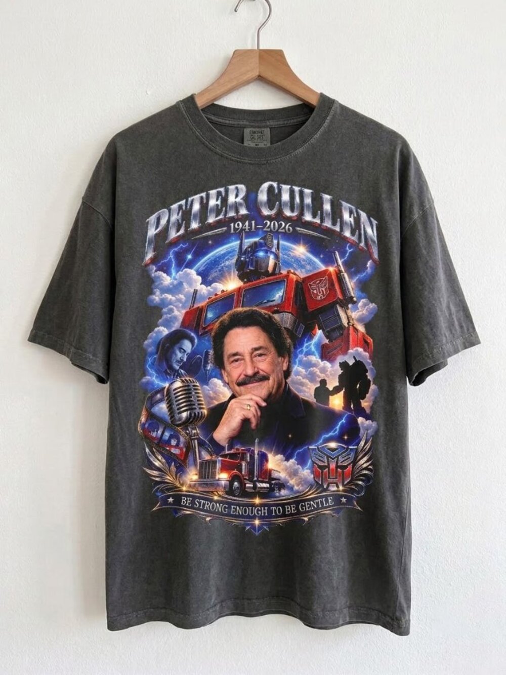 Comfort Colors Peter Cullen Memorial Shirt Optimus Prime Shirt